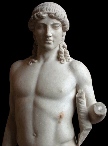 Sculptures Apollon Dieu De La Lumière Mythologie Grecque