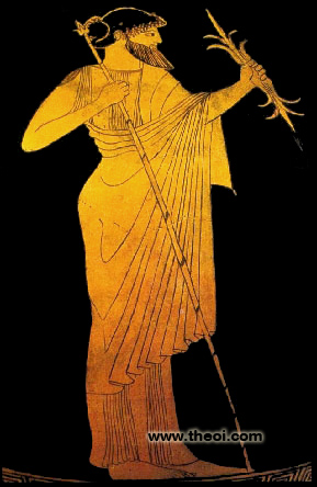Vases Zeus Jupiter Dieu Du Ciel Mythologie Grecque